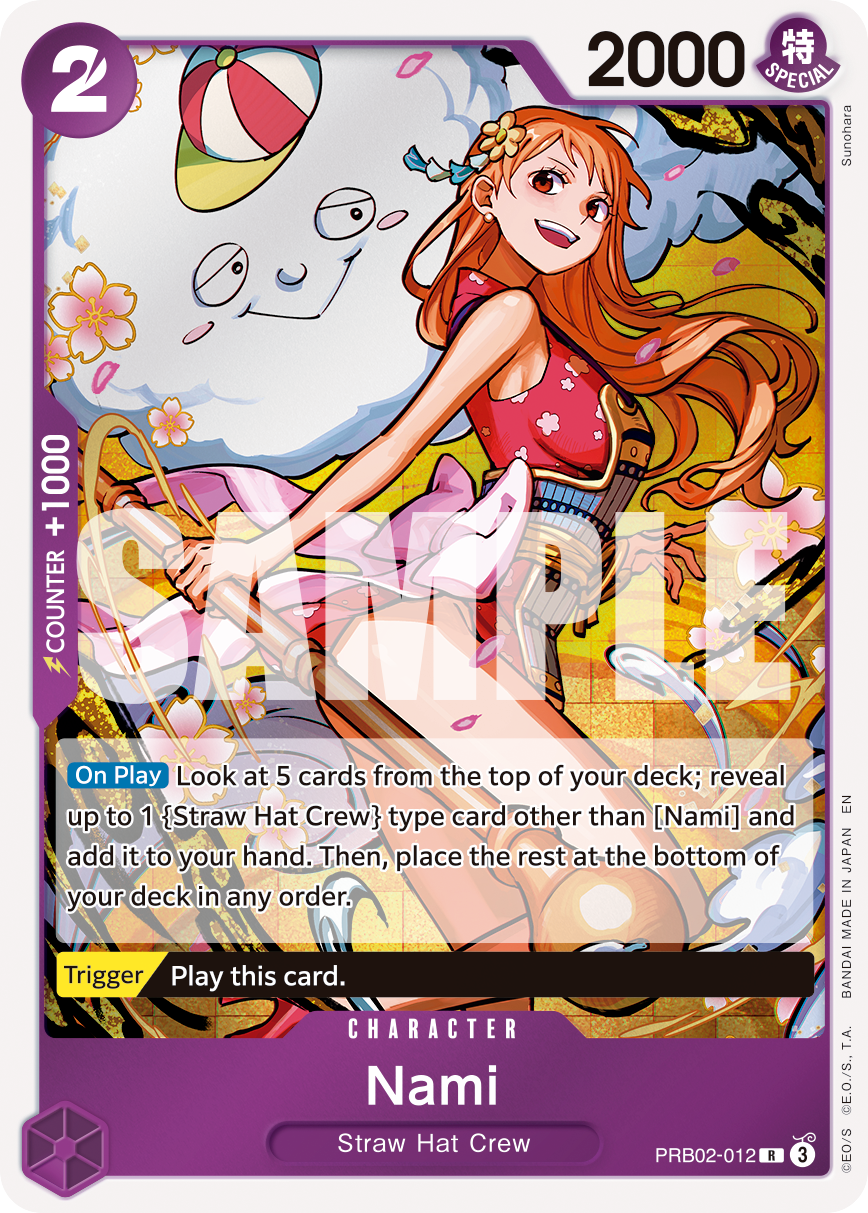 Nami (Pirate Foil) - PRB02-012 - ONE PIECE CARD THE BEST vol.2
