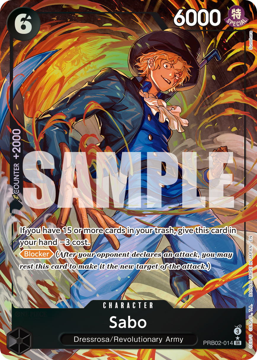Sabo (Alternate Art) - PRB02-014 - ONE PIECE CARD THE BEST vol.2