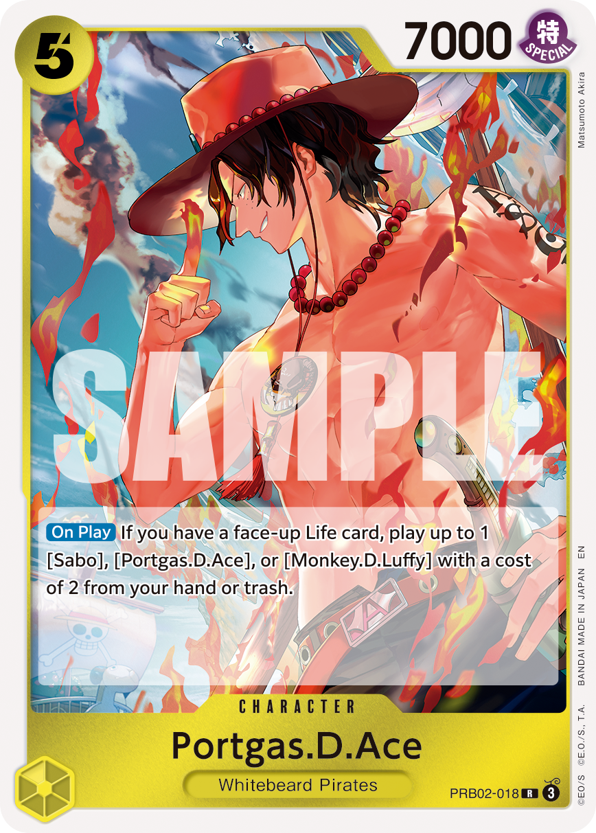 Portgas.D.Ace - PRB02-018 - ONE PIECE CARD THE BEST vol.2