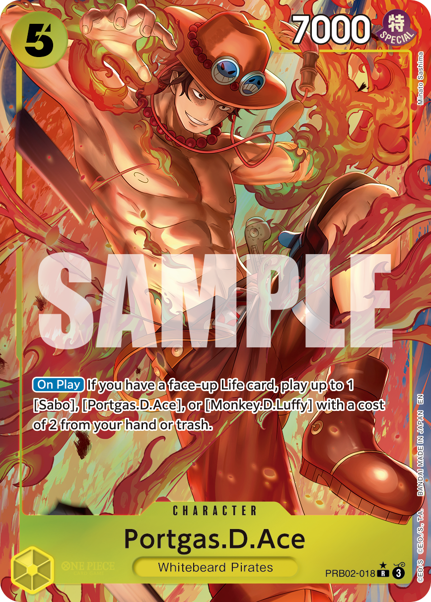 Portgas.D.Ace (Alternate Art) - PRB02-018 - ONE PIECE CARD THE BEST vol.2