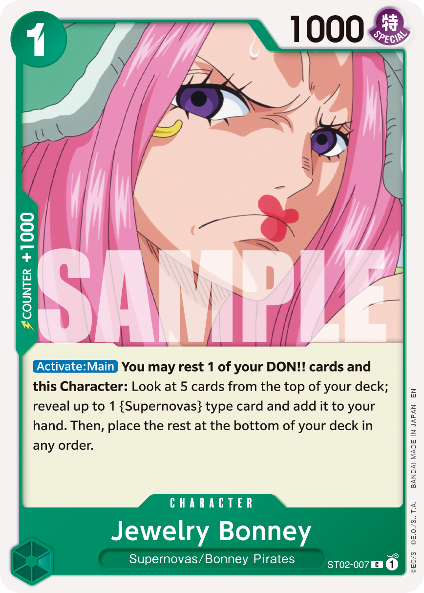 Jewelry Bonney - ST02-007 - ONE PIECE CARD THE BEST vol.2