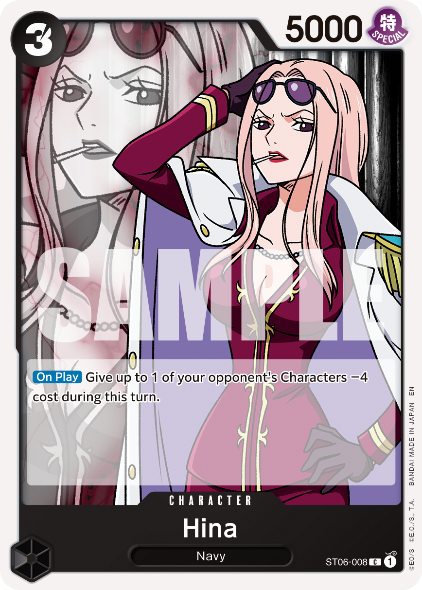 Hina - ST06-008 - ONE PIECE CARD THE BEST vol.2
