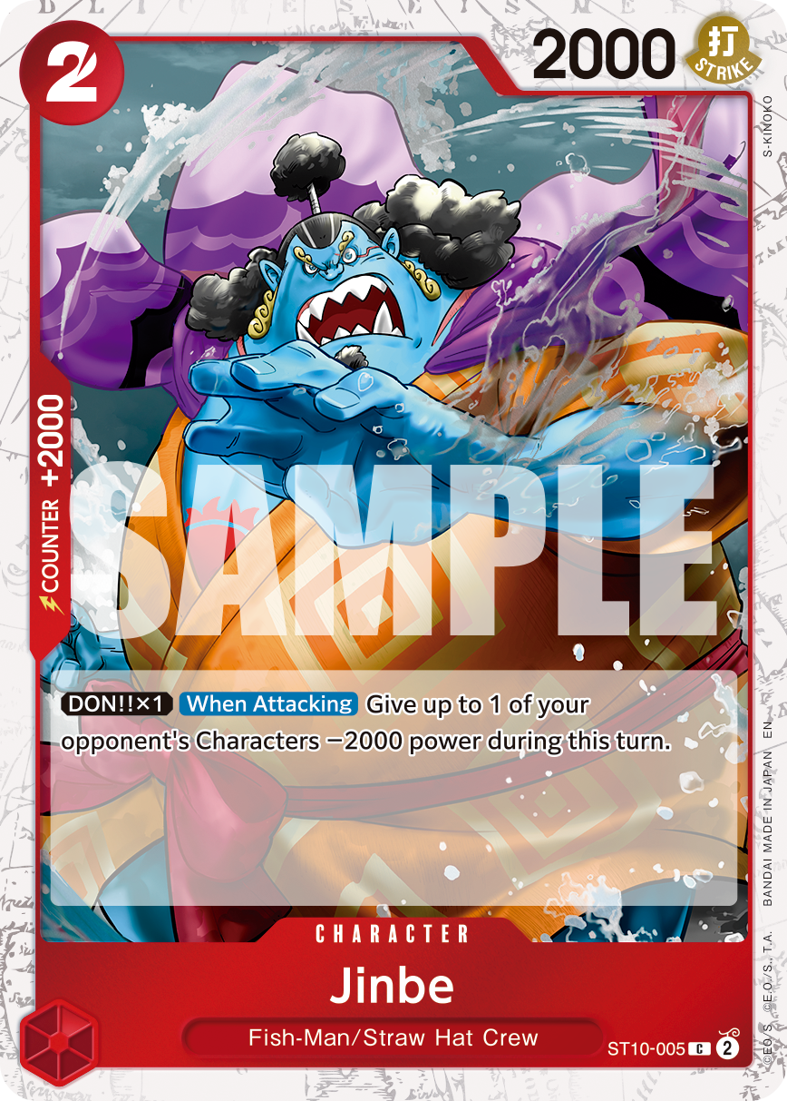 Jinbe (Pirate Foil) - ST10-005 - ONE PIECE CARD THE BEST vol.2