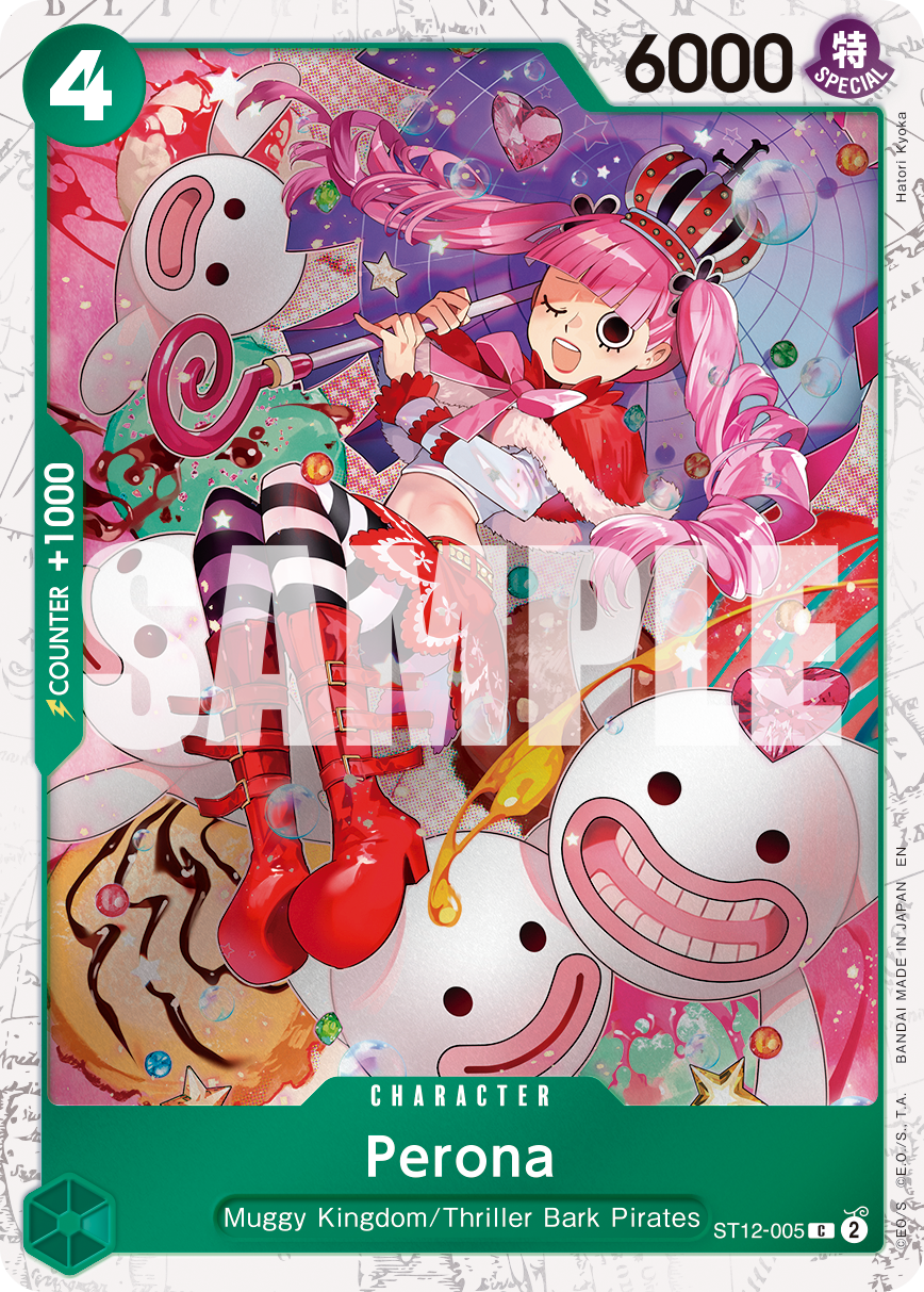 Perona (Pirate Foil) - ST12-005 - ONE PIECE CARD THE BEST vol.2