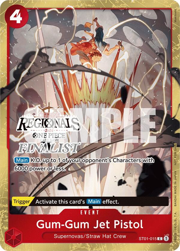 Gum-Gum Jet Pistol (Offline Regional 2024, Finalist) - ST01-015 - One Piece Promotion Cards