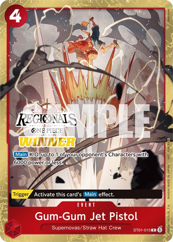 Gum-Gum Jet Pistol (Offline Regional 2024, Winner) - ST01-015 - One Piece Promotion Cards