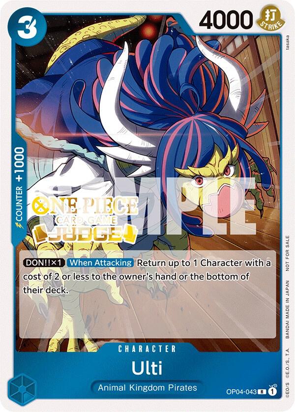Ulti (Judge Pack Vol. 3) - OP04-043 - One Piece Promotion Cards