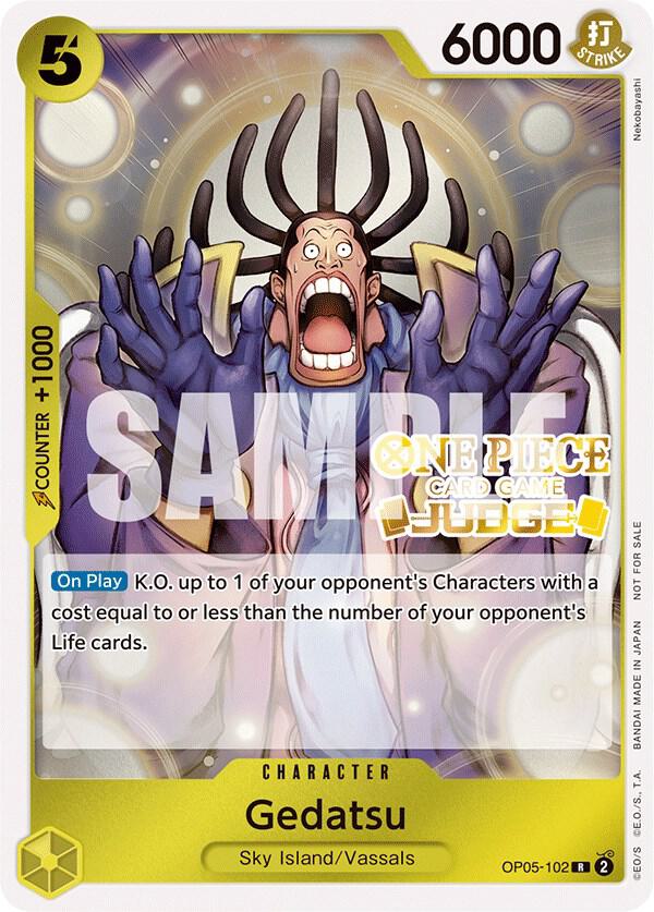Gedatsu (Judge Pack Vol. 3) - OP05-102 - One Piece Promotion Cards