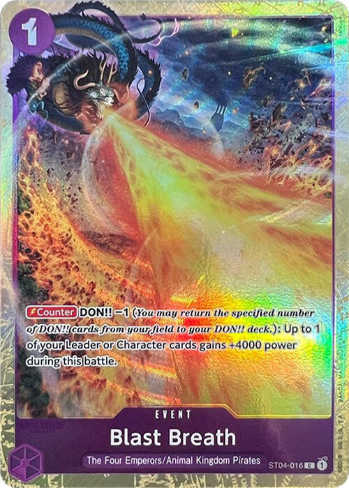 Blast Breath (Premium Card Collection -Best Selection Vol. 1-) - ST04-016 - One Piece Promotion Cards