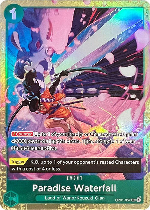 Paradise Waterfall (Premium Card Collection -Best Selection Vol. 1-) - OP01-057 - One Piece Promotion Cards