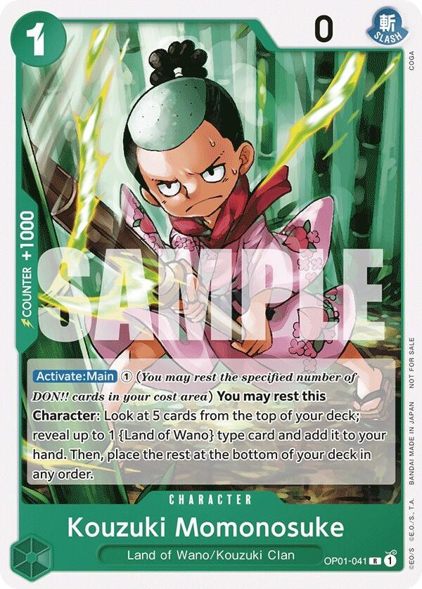 Kouzuki Momonosuke (Tournament Pack Vol. 7) - OP01-041 - One Piece Promotion Cards