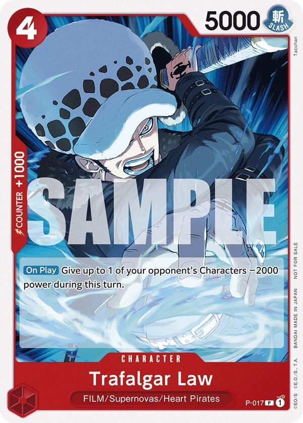 Trafalgar Law (Tournament Pack Vol. 7) - P-017 - One Piece Promotion Cards