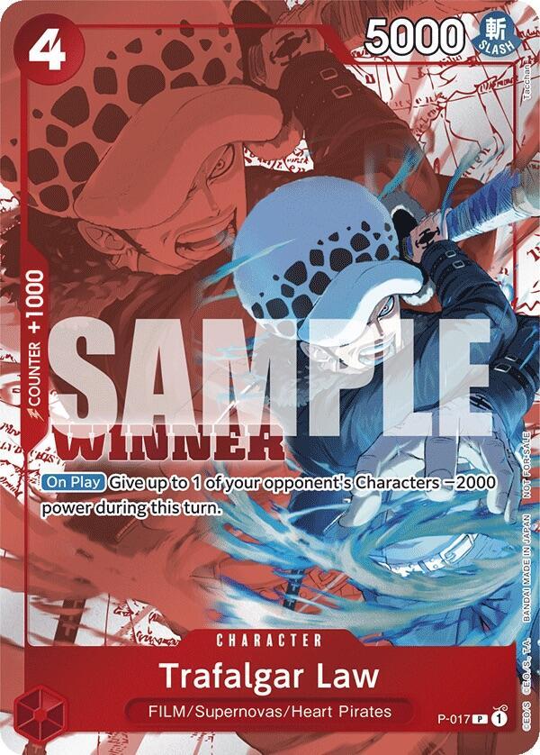 Trafalgar Law (Winner Pack Vol. 7) - P-017 - One Piece Promotion Cards