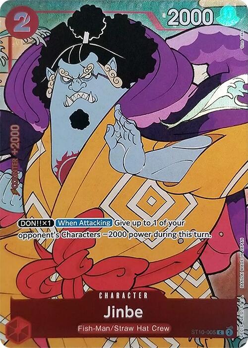 Jinbe (English Version 1st Anniversary Set) - ST10-005 - One Piece Promotion Cards