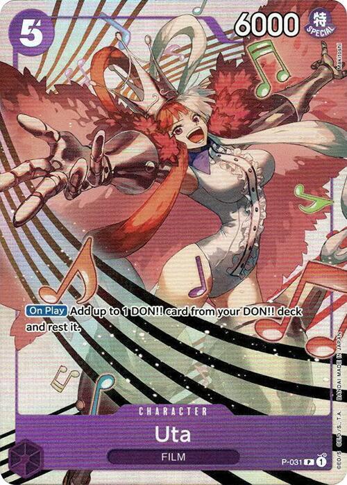 Uta (Premium Card Collection -Uta-) - P-031 - One Piece Promotion Cards