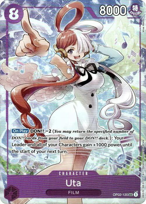 Uta (Premium Card Collection -Uta-) - OP02-120 - One Piece Promotion Cards