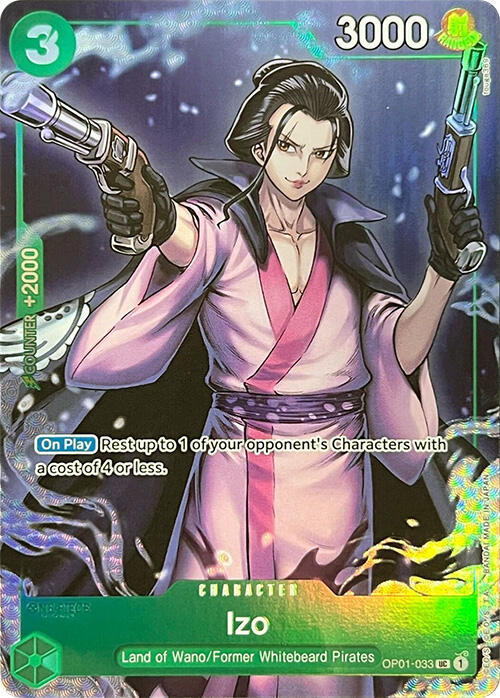 Izo (Premium Card Collection -BANDAI CARD GAMES Fest. 23-24 Edition-) - OP01-033 - One Piece Promotion Cards