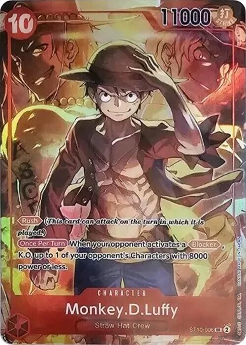 Monkey.D.Luffy (Treasure Booster Set) - ST10-006 - One Piece Promotion Cards