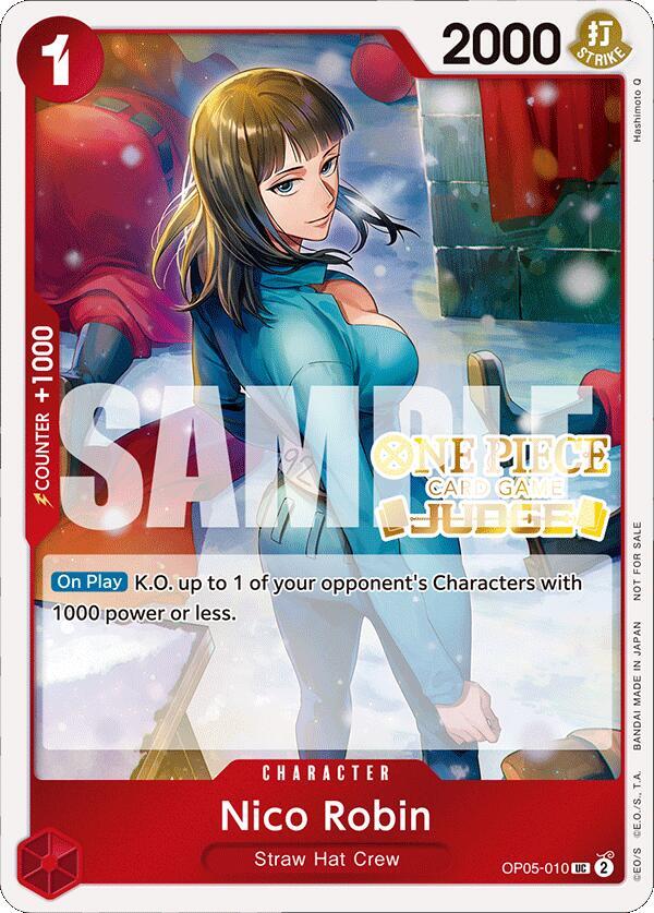 Nico Robin (Judge Pack Vol. 4) - OP05-010 - One Piece Promotion Cards
