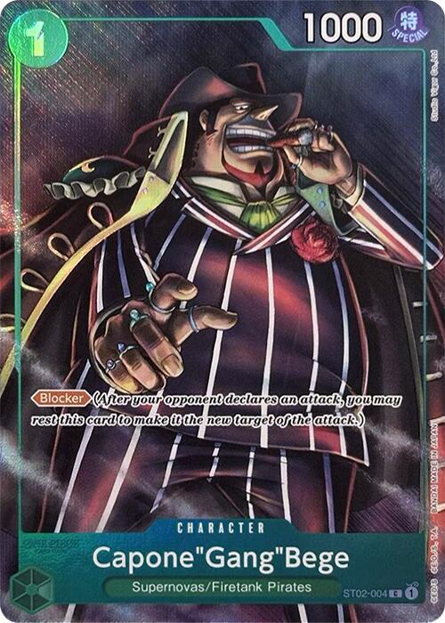 Capone"Gang"Bege (Premium Card Collection -Best Selection Vol. 2-) - ST02-004 - One Piece Promotion Cards