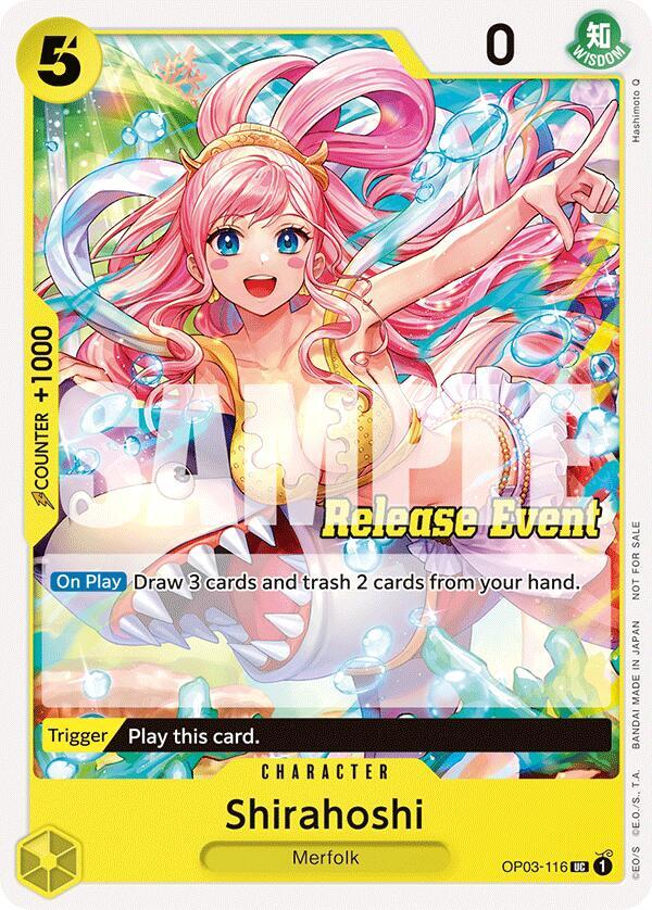 Shirahoshi (ST15 - ST20 Release Event Pack) - OP03-116 - One Piece Promotion Cards