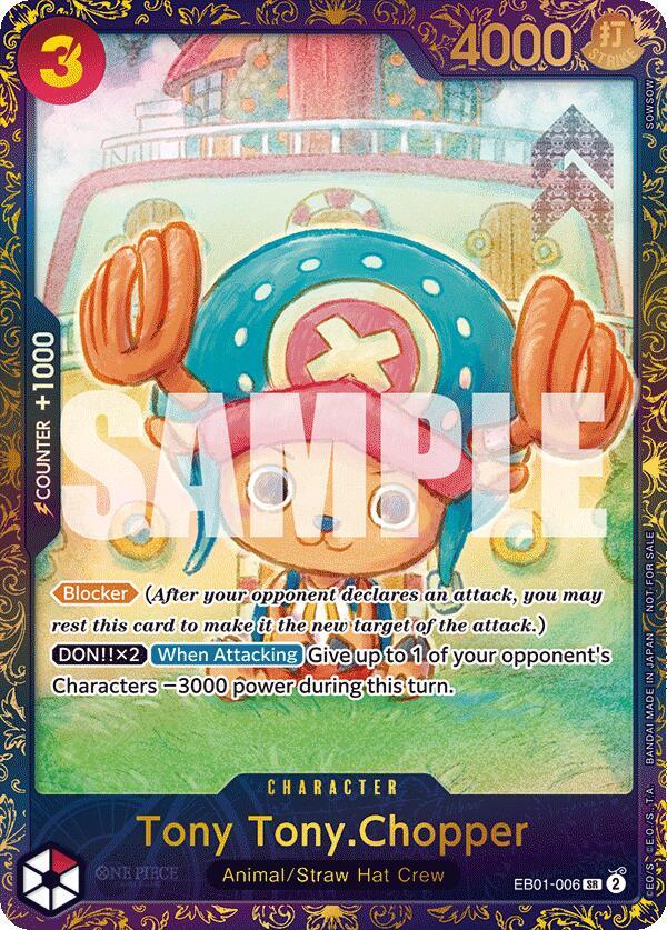 Tony Tony.Chopper (Treasure Cup 2024) - EB01-006 - One Piece Promotion Cards