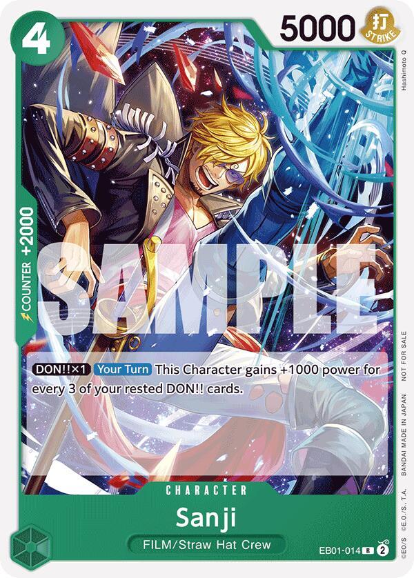 Sanji (Tournament Pack 2025 Vol. 1) - EB01-014 - One Piece Promotion Cards