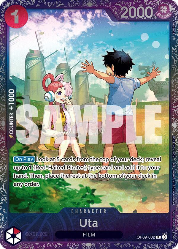 Uta (Treasure Cup 2025) - OP09-002 - One Piece Promotion Cards