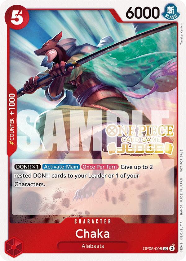 Chaka (Judge Pack Vol. 5) - OP05-008 - One Piece Promotion Cards