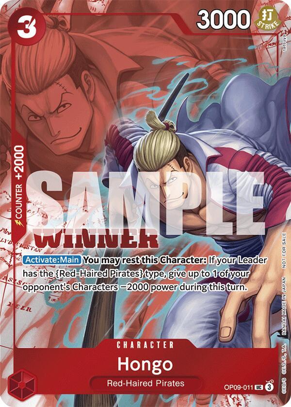 Hongo (Winner Pack 2025 Vol. 2) - OP09-011 - One Piece Promotion Cards