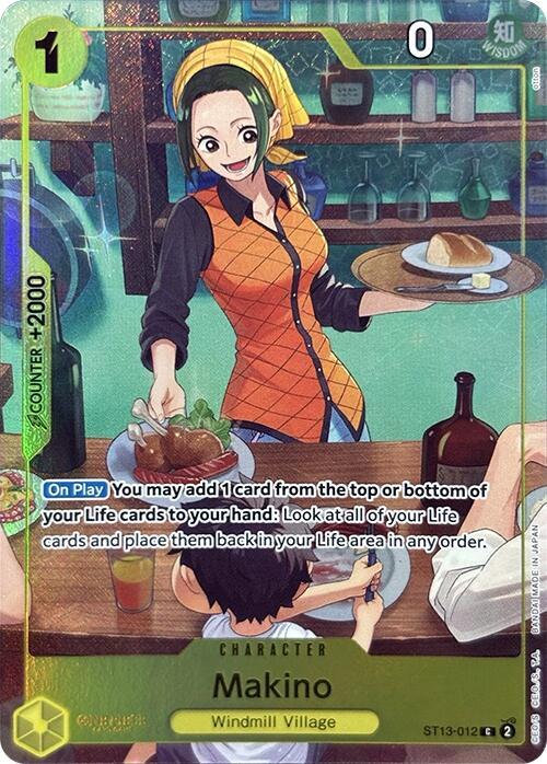 Makino (Premium Card Collection -Best Selection Vol. 3-) - ST13-012 - One Piece Promotion Cards