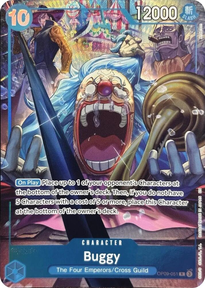 Buggy (051, English Version 2nd Anniversary Set) - OP09-051 - One Piece Promotion Cards
