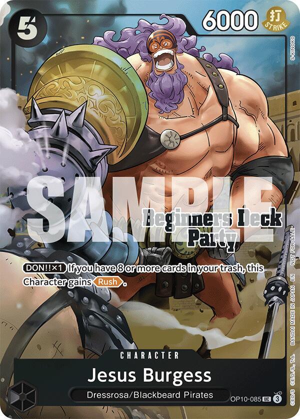 Jesus Burgess (Beginners Deck Party [ST-23] - [ST-28] Winner Pack) - OP10-085 - One Piece Promotion Cards
