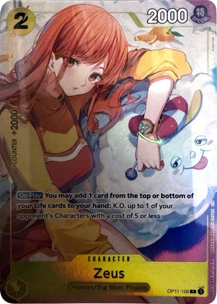 Zeus (Official Playmat -Bandai Card Games Fest 24-25 Edition-) - OP11-106 - One Piece Promotion Cards