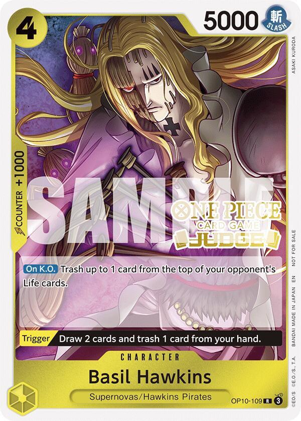 Basil Hawkins (Judge Pack Vol. 6) - OP10-109 - One Piece Promotion Cards