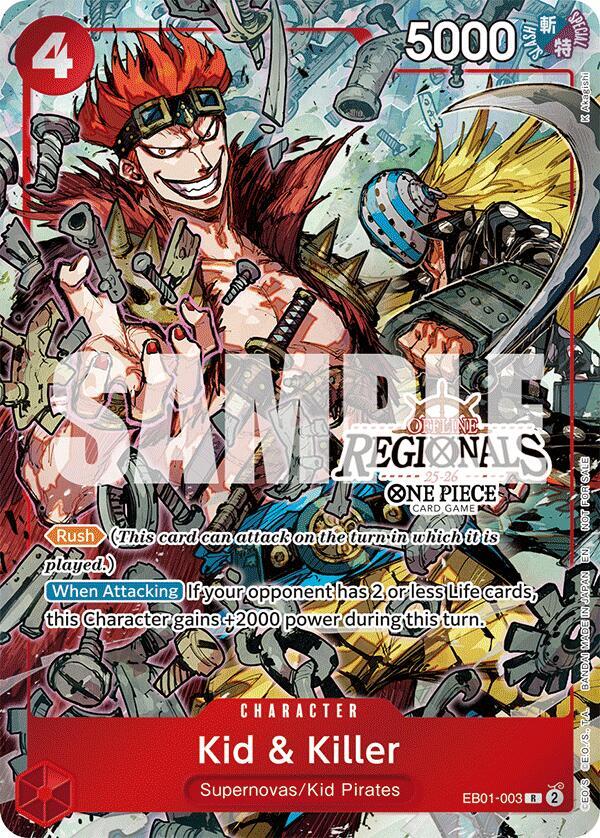 Kid & Killer (Offline Regional Participation Pack 2025 Vol.2) - EB01-003 - One Piece Promotion Cards