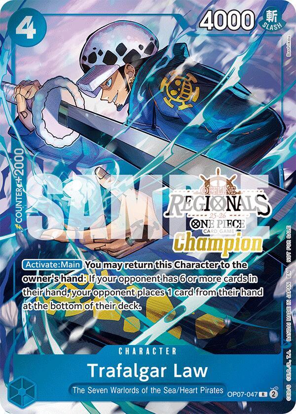 Trafalgar Law (Offline Regional Champion Card Set 2025 Vol.2) - OP07-047 - One Piece Promotion Cards