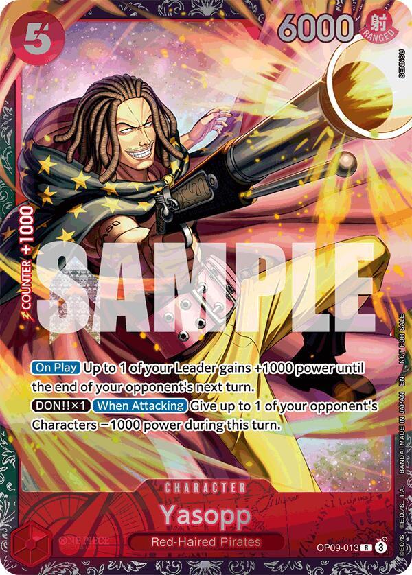 Yasopp (Championship 25-26 Offline Regionals Season 2) - OP09-013 - One Piece Promotion Cards