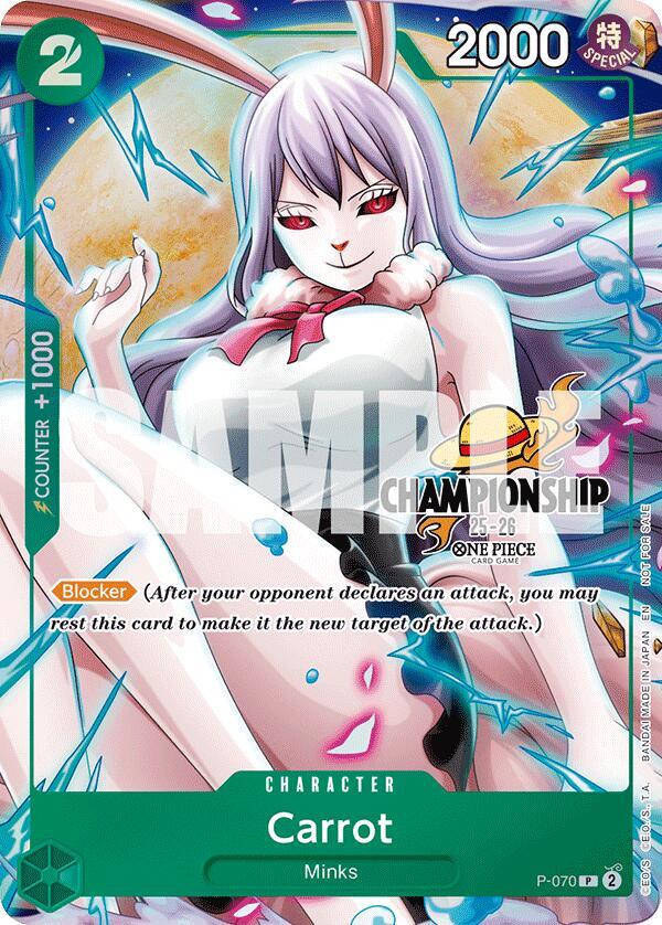 Carrot (CS 25-26 Event Pack Finalist Ver.) - P-070 - One Piece Promotion Cards