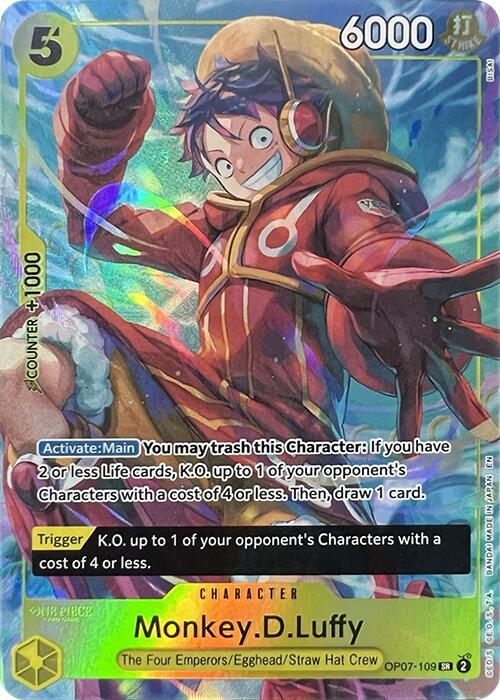 Monkey.D.Luffy (Illustration Box Vol.3) - OP07-109 - One Piece Promotion Cards