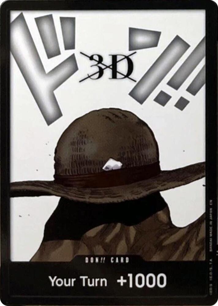 DON!! Card (3D, Double Pack Set Vol. 8) - DON!! - LEGACY OF THE MASTER