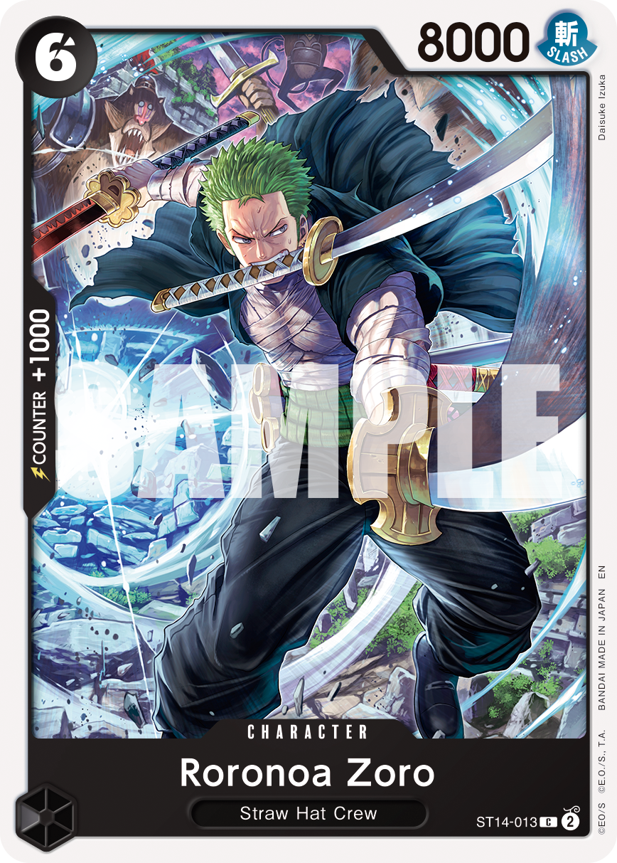 Roronoa Zoro - ST14-013 - ONE PIECE CARD THE BEST vol.2