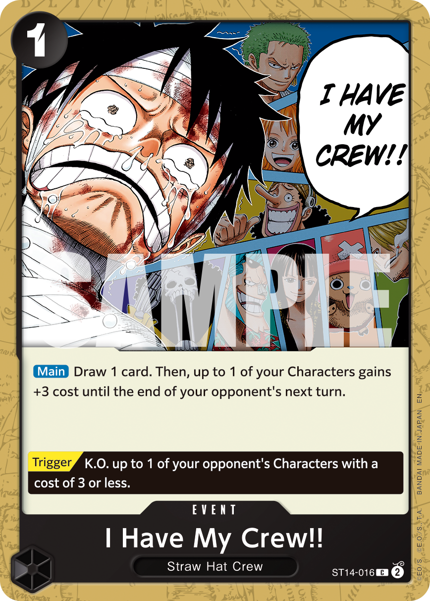I Have My Crew!! - ST14-016 - ONE PIECE CARD THE BEST vol.2