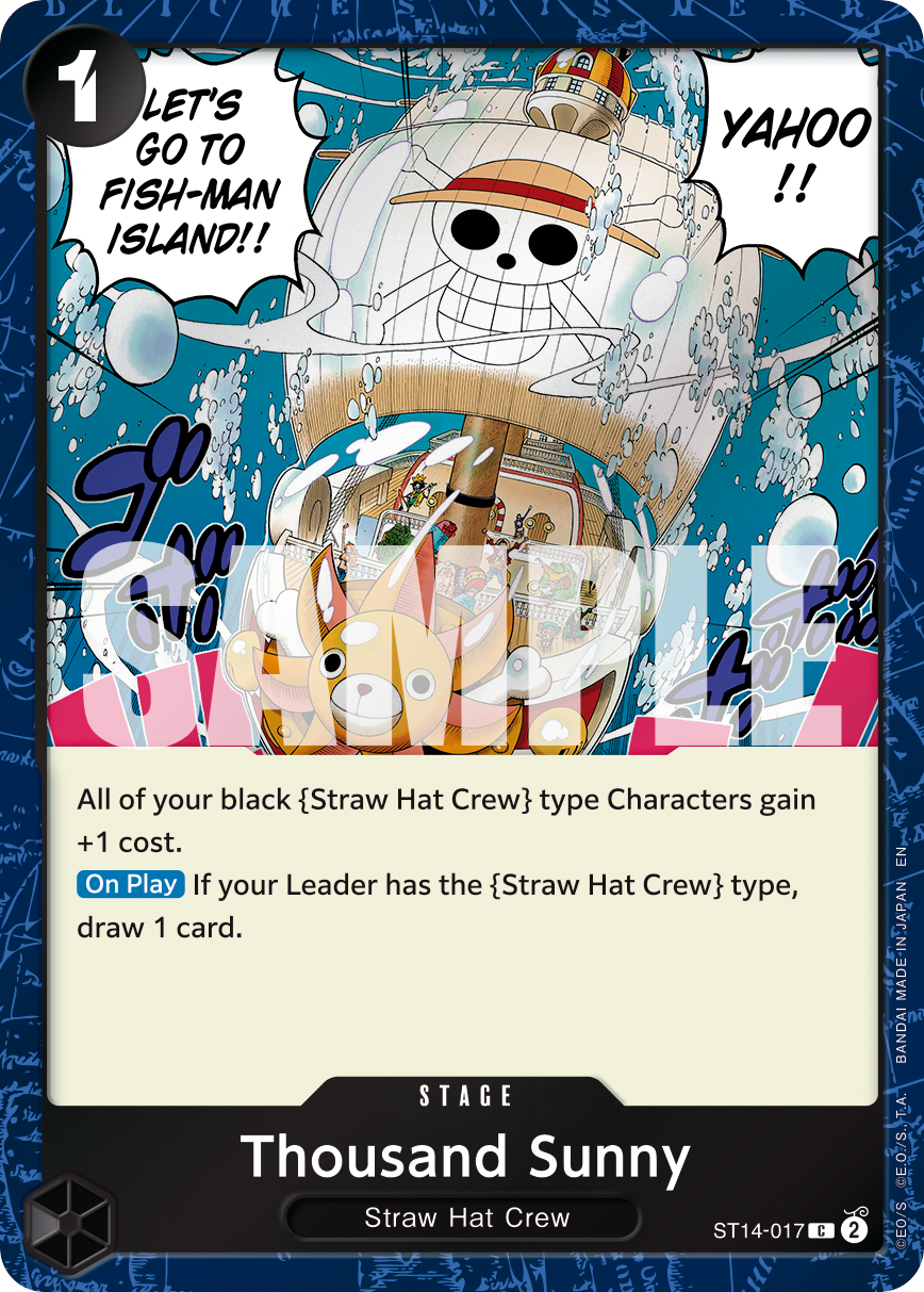 Thousand Sunny (Pirate Foil) - ST14-017 - ONE PIECE CARD THE BEST vol.2