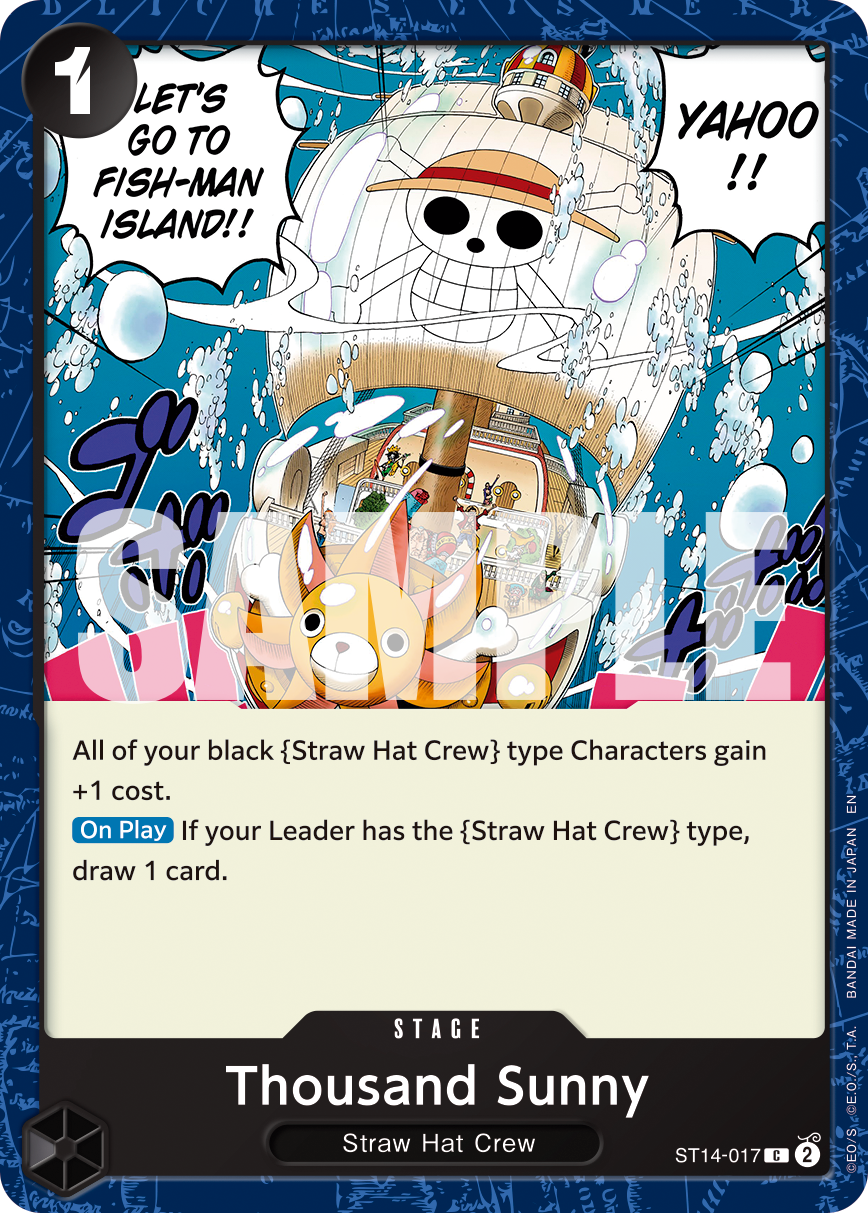 Thousand Sunny - ST14-017 - ONE PIECE CARD THE BEST vol.2