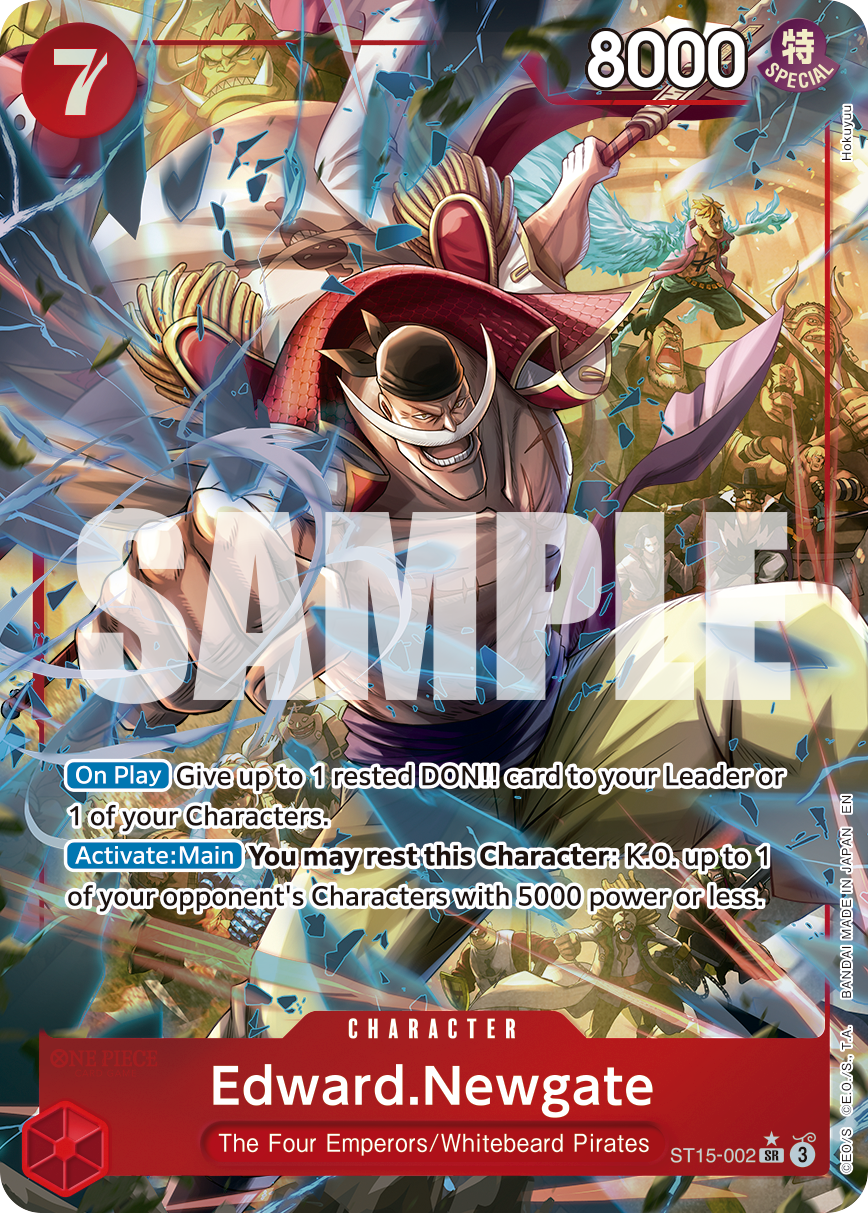 Edward.Newgate (Alternate Art) - ST15-002 - ONE PIECE CARD THE BEST vol.2