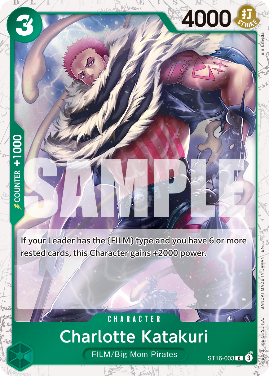 Charlotte Katakuri (Pirate Foil) - ST16-003 - ONE PIECE CARD THE BEST vol.2