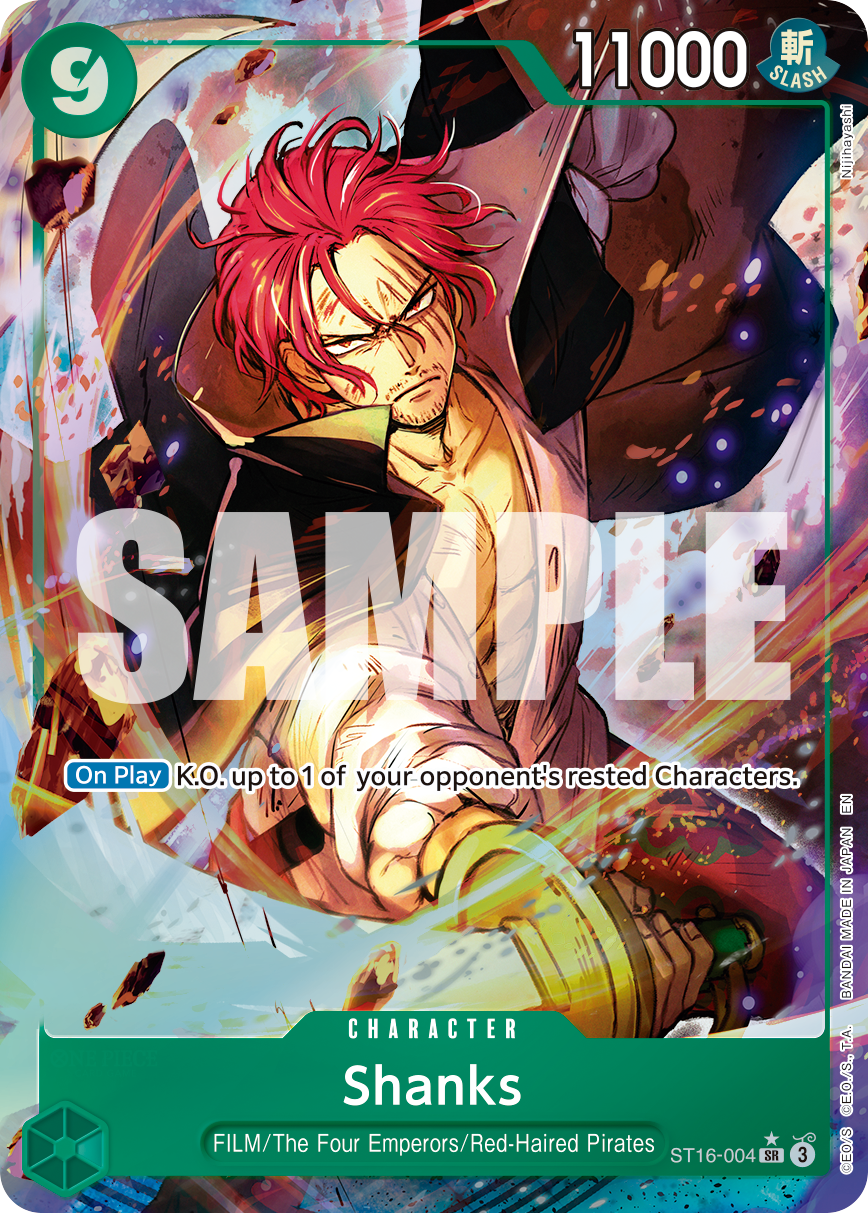 Shanks (Alternate Art) - ST16-004 - ONE PIECE CARD THE BEST vol.2