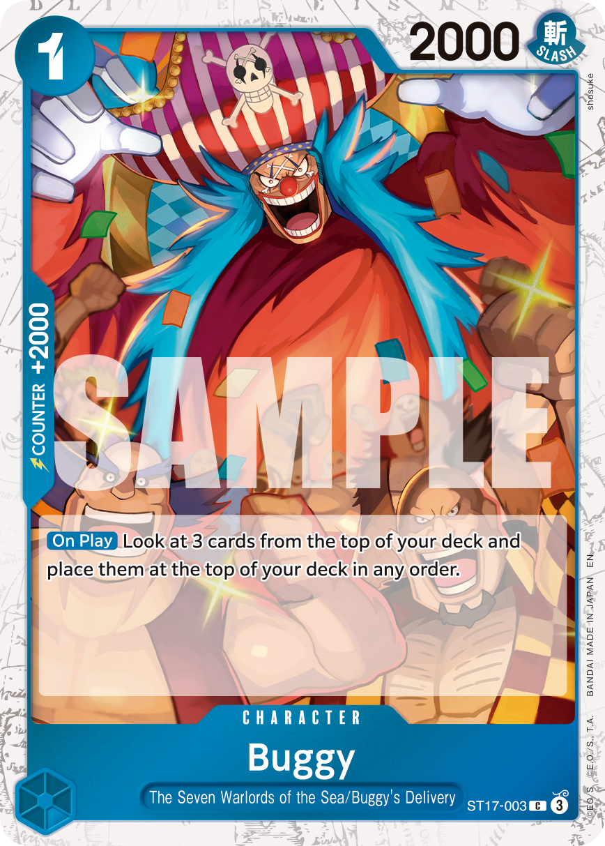 Buggy (Pirate Foil) - ST17-003 - ONE PIECE CARD THE BEST vol.2