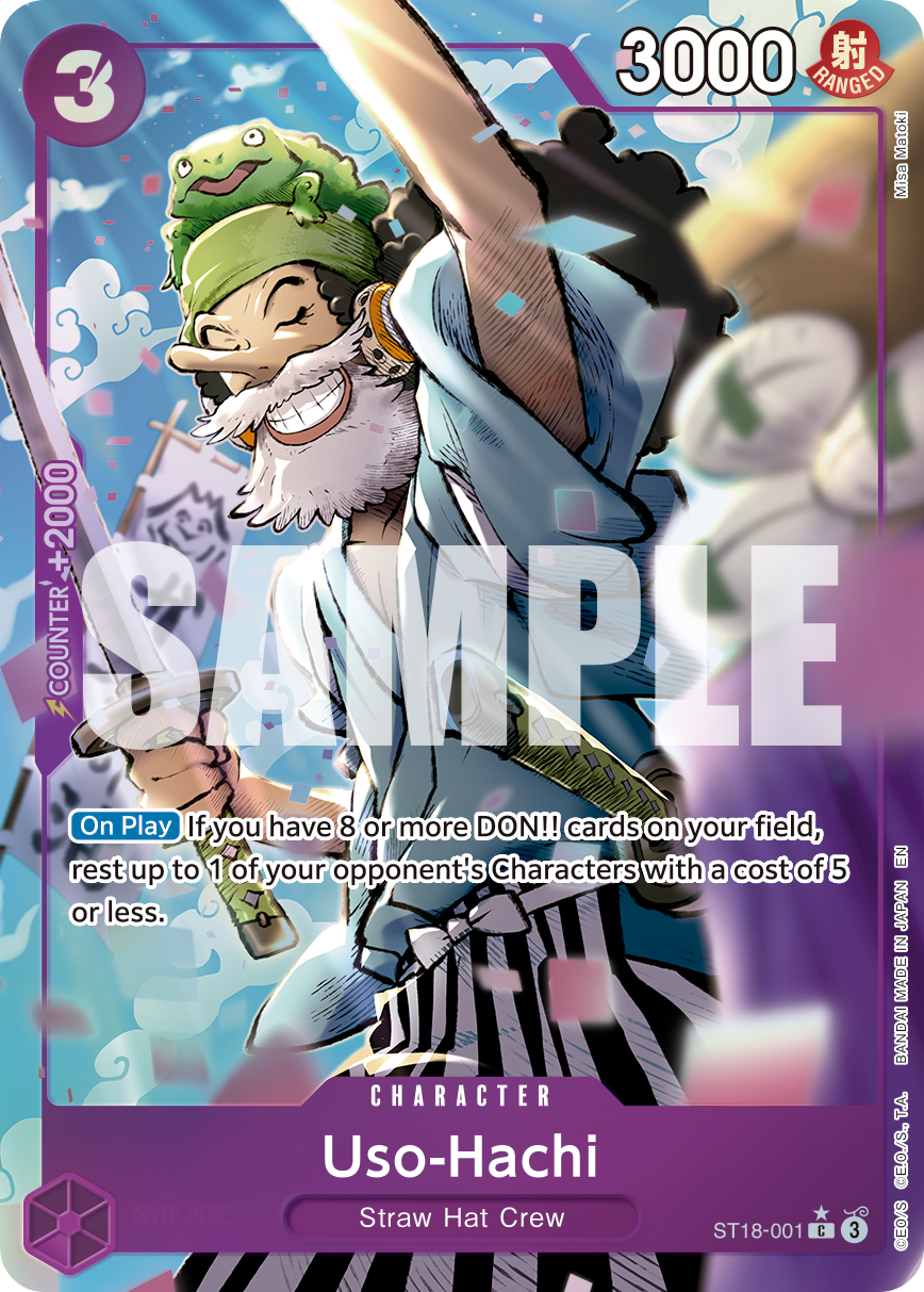 Uso-Hachi (Alternate Art) - ST18-001 - ONE PIECE CARD THE BEST vol.2